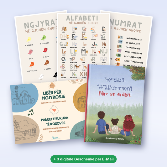 Albanisch Lernen Set
