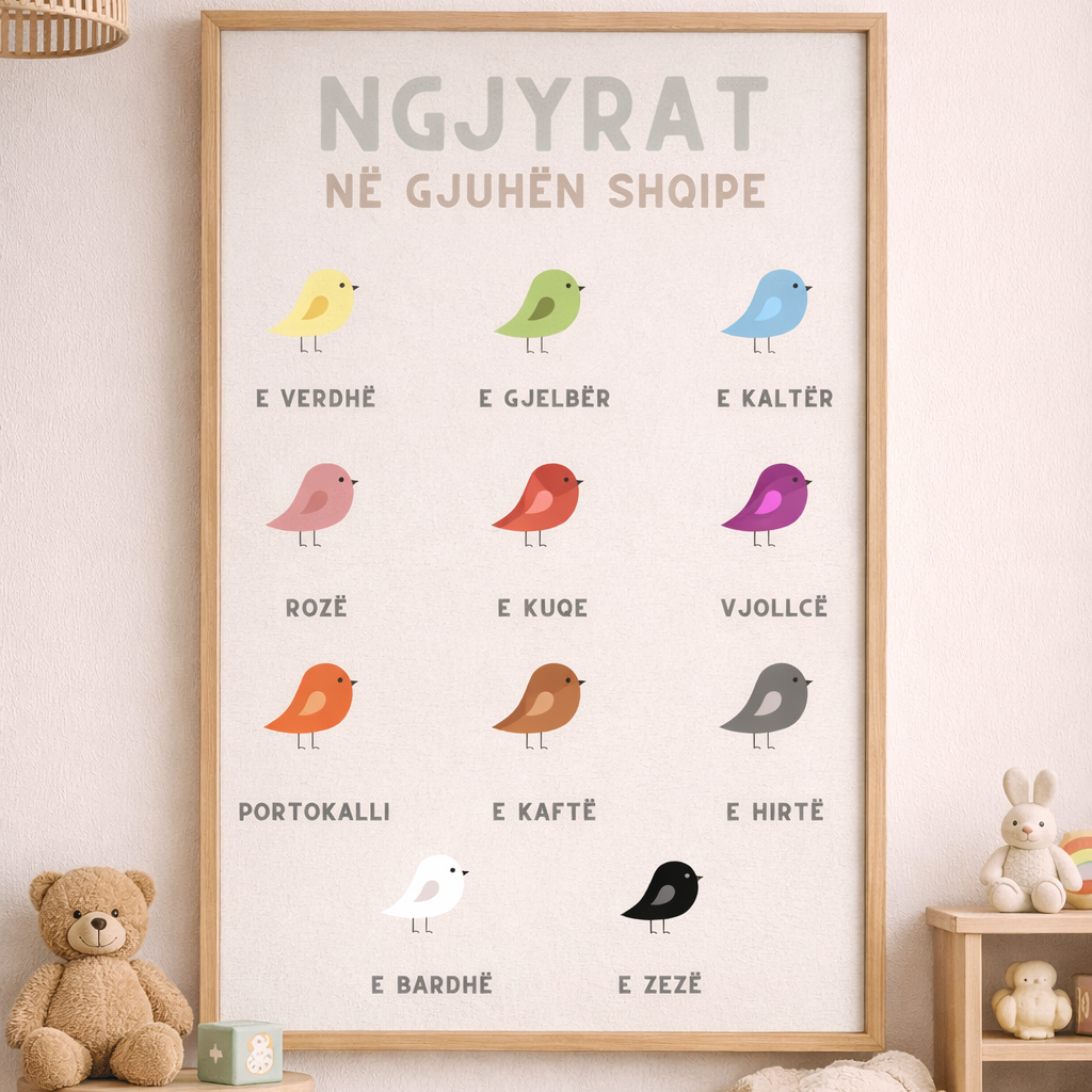 Poster- Set: Albanisch Lernen