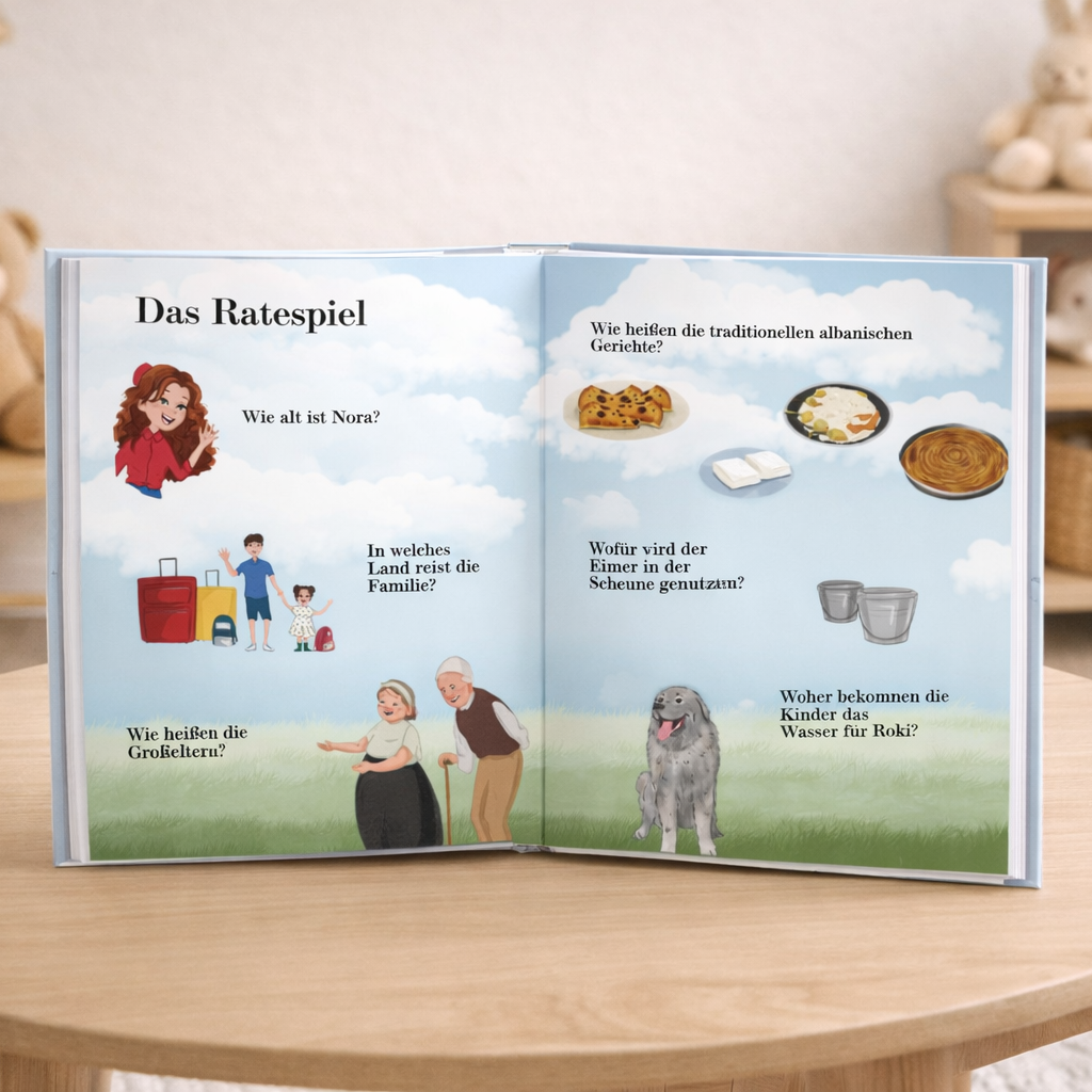 Kinderbuch-Set: Verbindung zu deiner albanischen Heimat