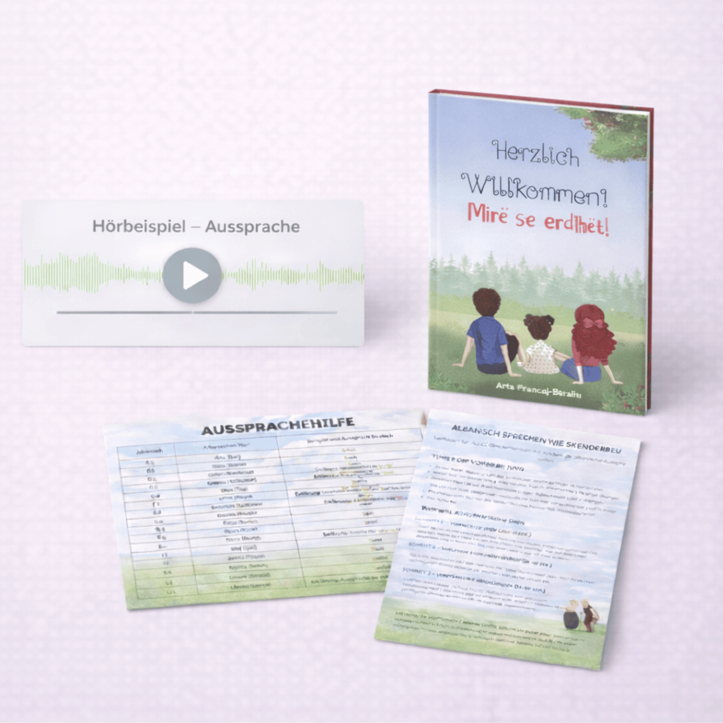 Kinderbuch-Set: Verbindung zu deiner albanischen Heimat