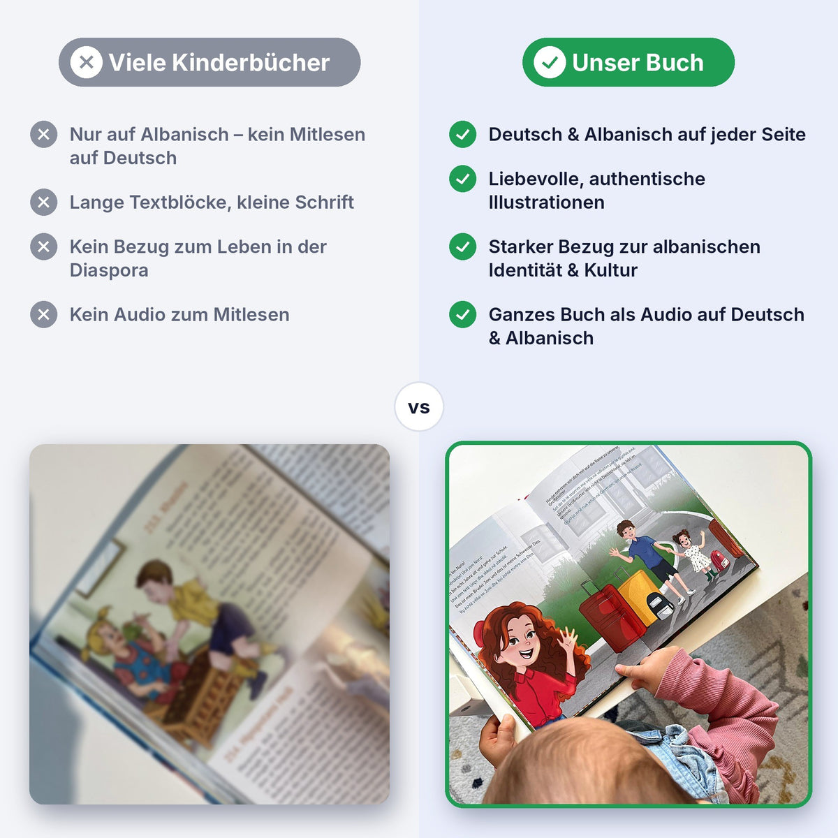 Kinderbuch: Verbindung zu deiner albanischen Heimat