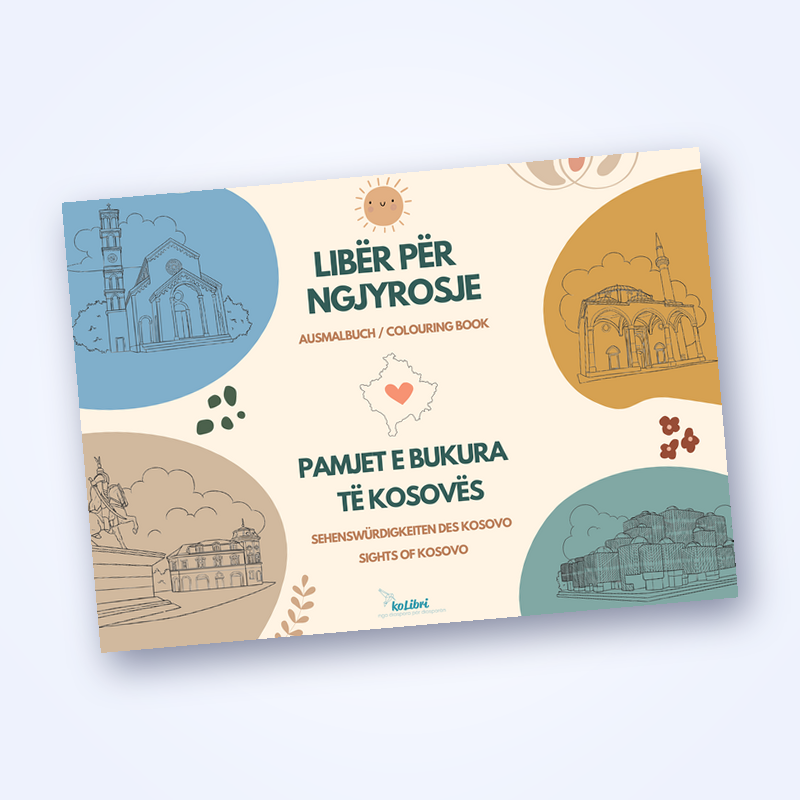 Albanisches Malbuch - Kosovarische Sehenswürdigkeiten