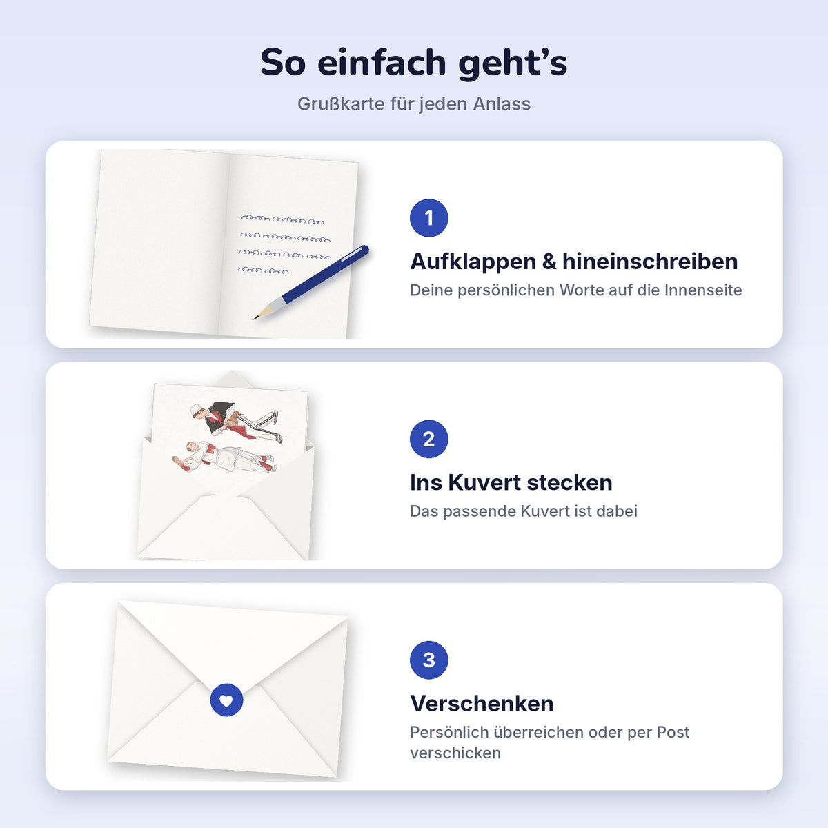 Albanische Grußkarte für jeden Anlass